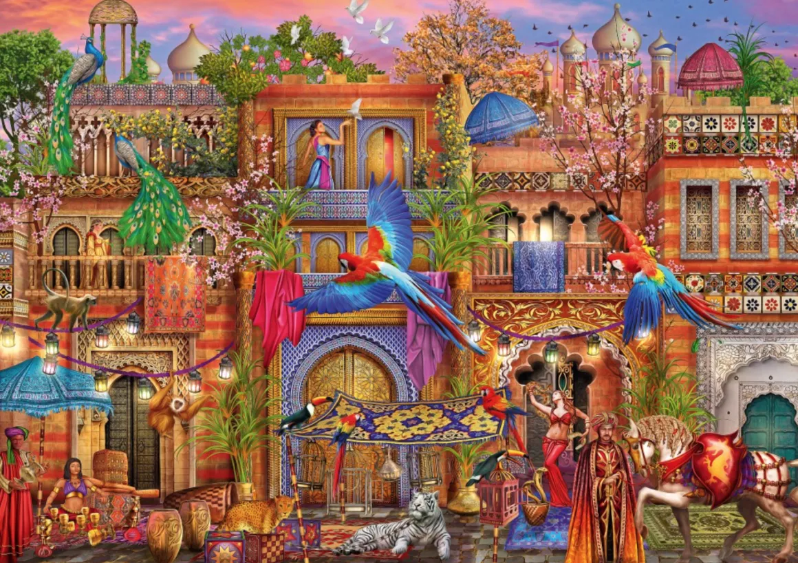 Bluebird Puzzle Arabische straat - puzzel van 1000 stukjes