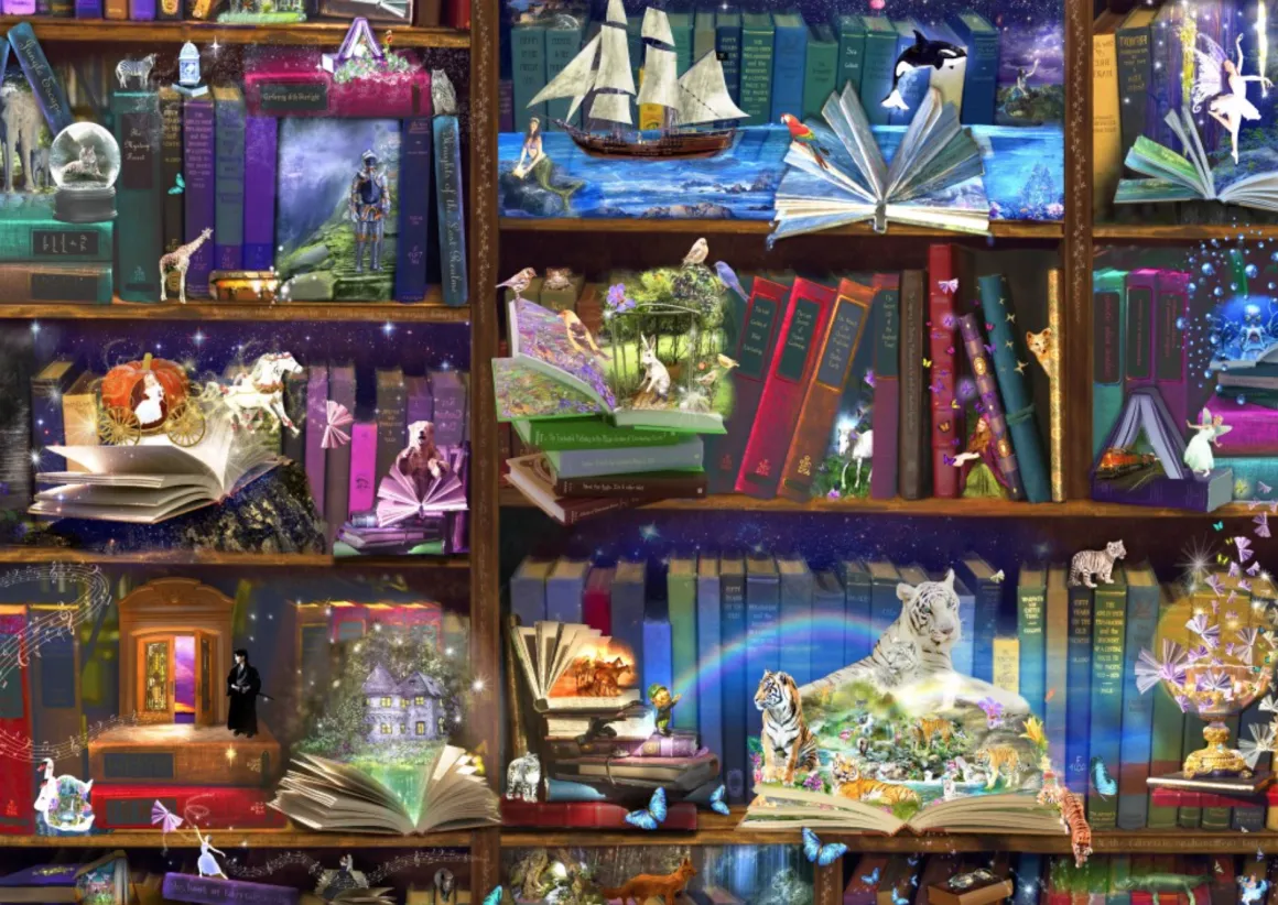Bluebird Puzzle Bibliotheek avonturen - puzzel van 3000 stukjes