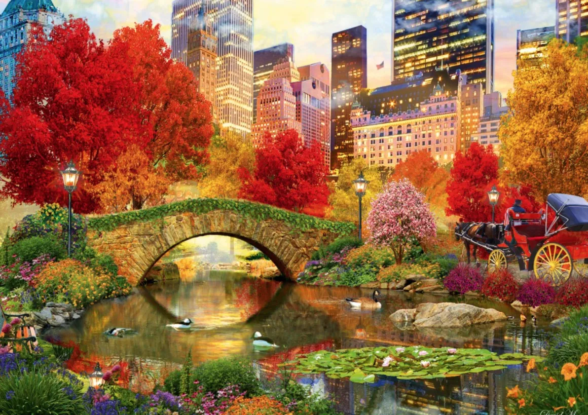 Bluebird Puzzle Central Park in New York - puzzel van 1000 stukjes