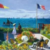 Bluebird Puzzle Claude Monet - Terras in Sainte-Adresse - puzzel van 3000 stukjes