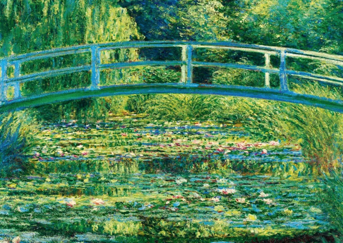 Bluebird Puzzle Claude Monet - Brug over waterlelies - 1000 stukjes