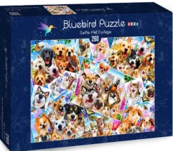Bluebird Puzzle Collage van dieren selfies - puzzel van 260 stukjes
