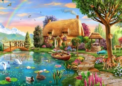 Bluebird Puzzle Cottage aan het meer - puzzel van 6000 stukjes