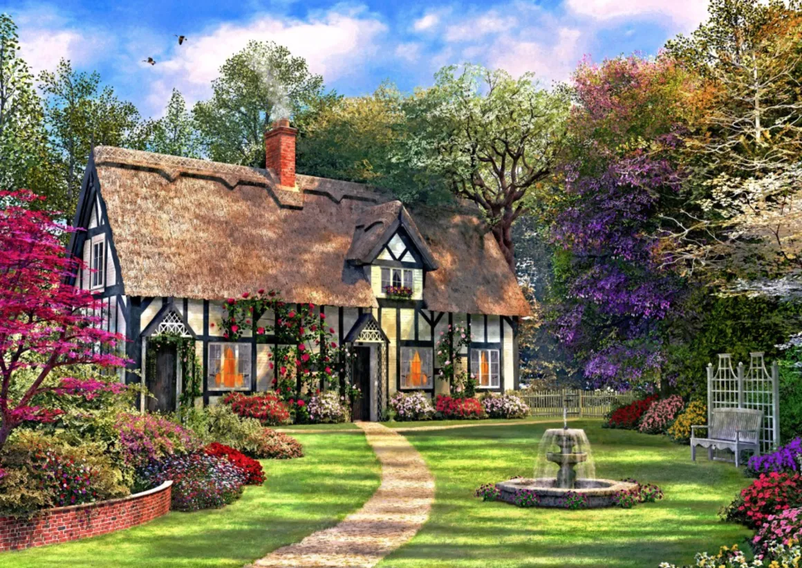 Bluebird Puzzle De verborgen cottage - puzzel van 2000 stukjes