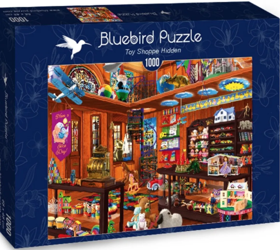Bluebird Puzzle De verborgen speelgoedwinkel - puzzel van 1000 stukjes