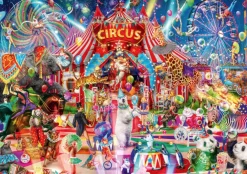 Bluebird Puzzle Een avond in het circus - puzzel van 4000 stukjes