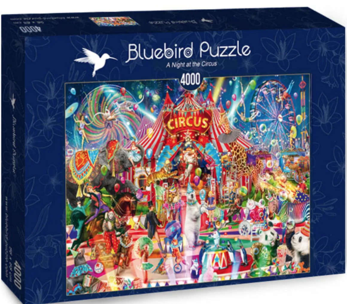 Bluebird Puzzle Een avond in het circus - puzzel van 4000 stukjes