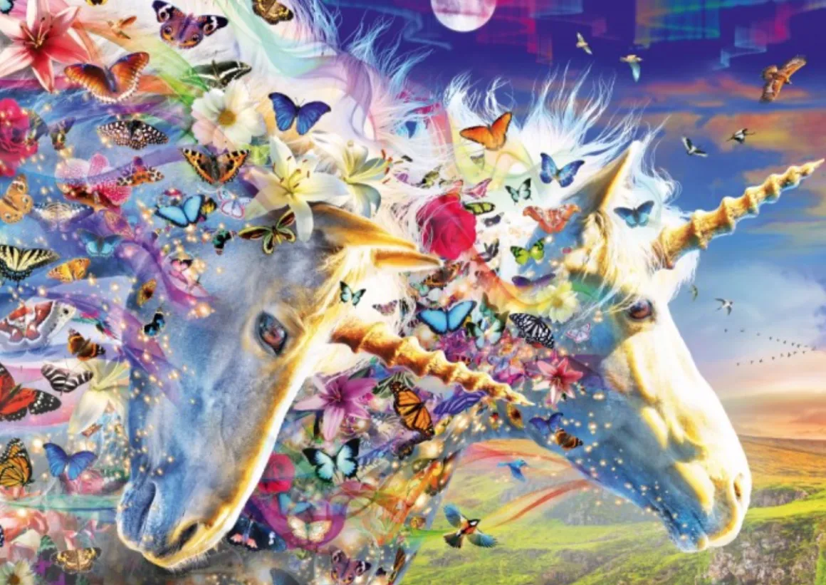 Bluebird Puzzle Eenhoorn droom - puzzel van 1000 stukjes