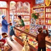 Bluebird Puzzle In de snoepwinkel - puzzel van 1000 stukjes