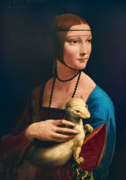 Bluebird Puzzle Leonardo Da Vinci - Dame met de Hermelijn - 1000 stukjes