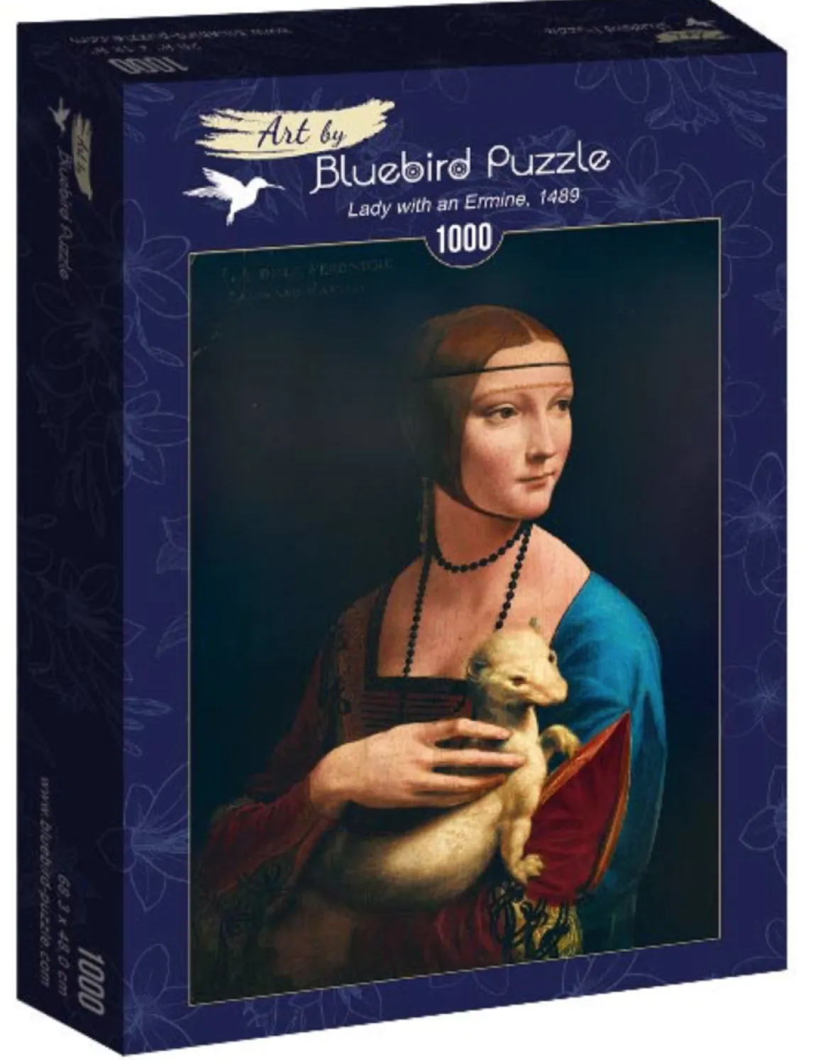 Bluebird Puzzle Leonardo Da Vinci - Dame met de Hermelijn - 1000 stukjes