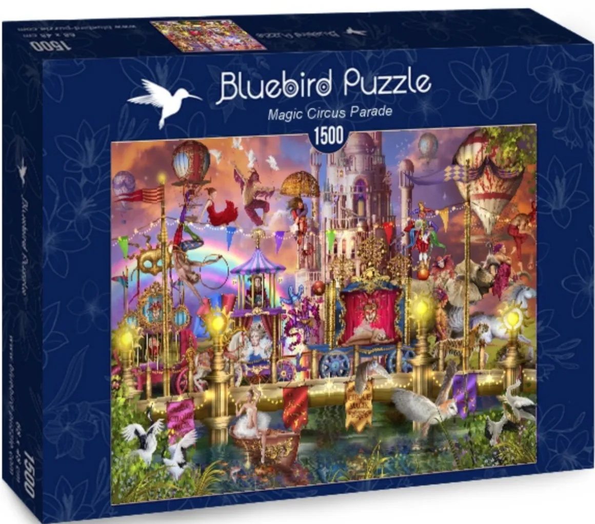 Bluebird Puzzle Magische Circus Parade - puzzel van 1500 stukjes