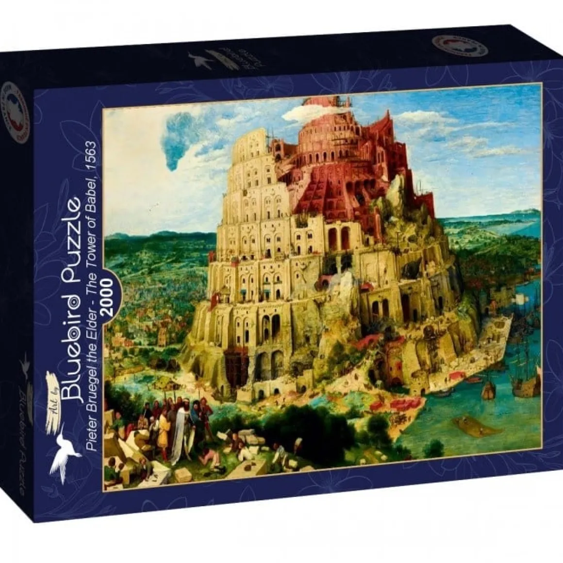 Bluebird Puzzle Pieter Bruegel - Toren van Babel - puzzel van 2000 stukjes
