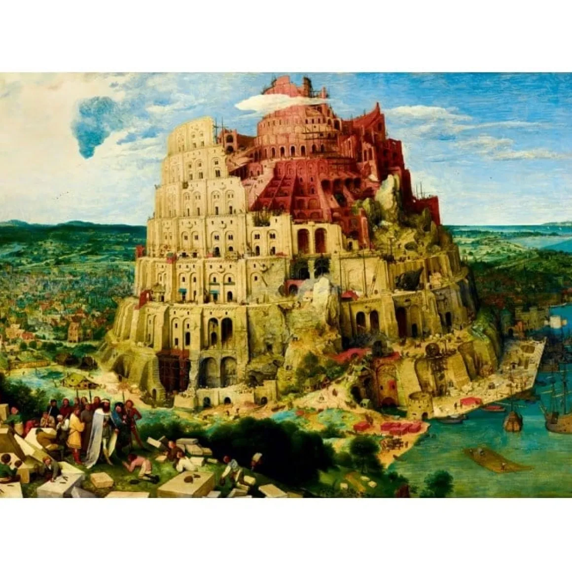 Bluebird Puzzle Pieter Bruegel - Toren van Babel - puzzel van 2000 stukjes