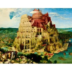 Bluebird Puzzle Pieter Bruegel - Toren van Babel, 1563 - puzzel van 3000 stukjes