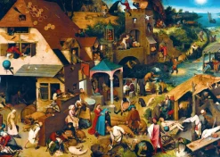 Bluebird Puzzle Pieter Bruegel - Spreekwoorden - 1000 stukjes