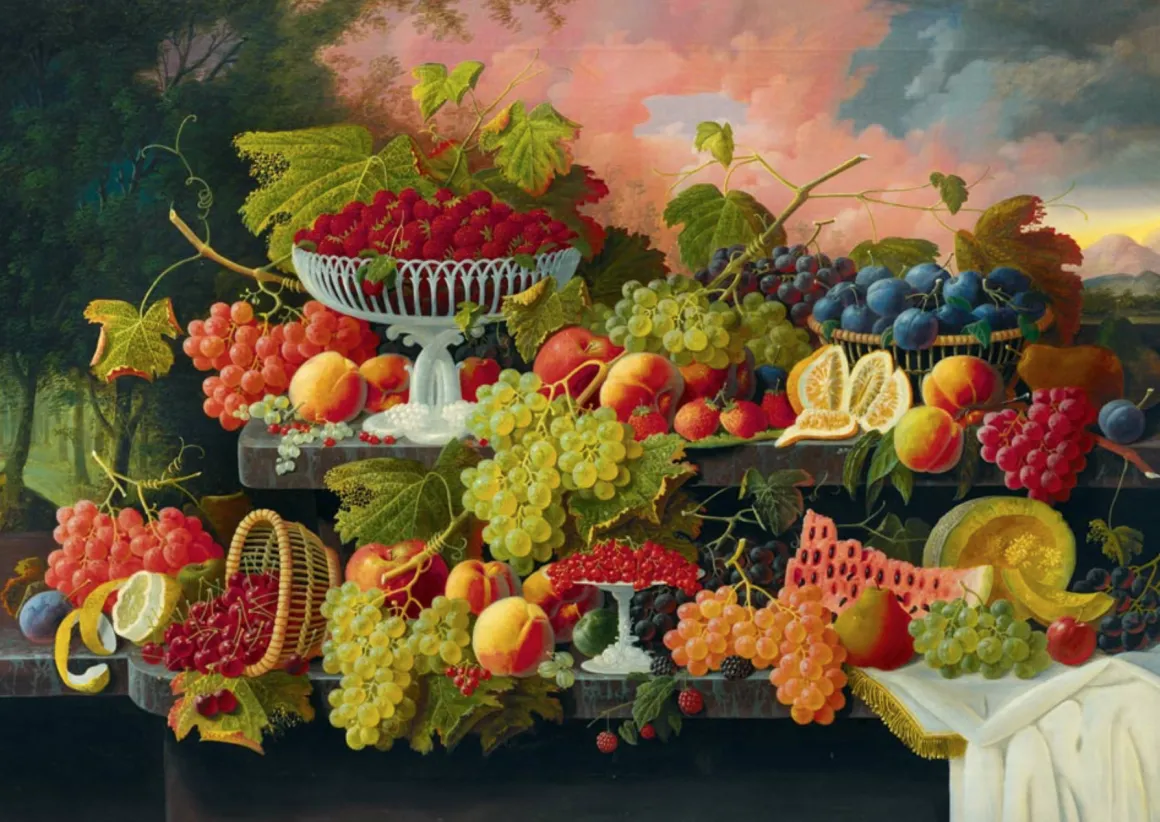 Bluebird Puzzle Severin Roesen - Stilleven met fruit - 1000 stukjes
