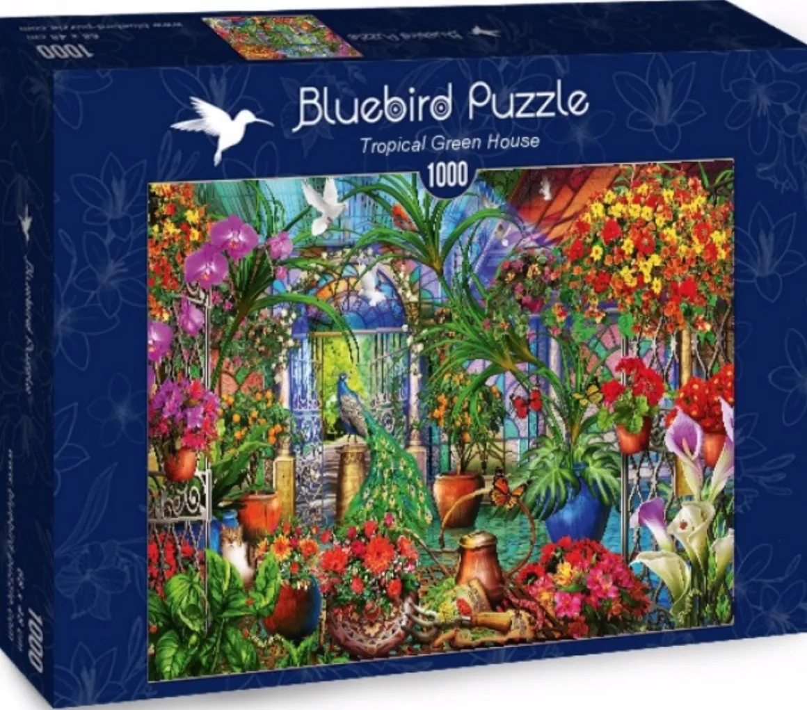 Bluebird Puzzle Tropische serre - puzzel van 1000 stukjes