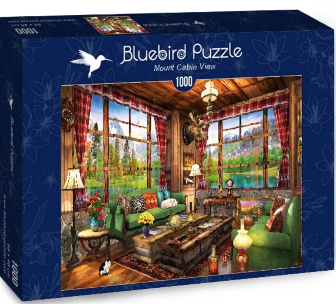 Bluebird Puzzle Zicht op de bergen - puzzel van 1000 stukjes
