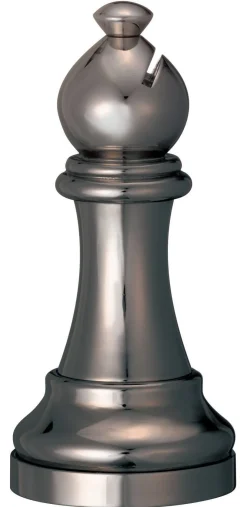Cast Puzzle Loper Zwart - Schaakstuk - breinbreker