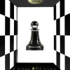 Cast Puzzle Pion Zwart- Schaakstuk - breinbreker