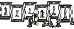 Cast Puzzle Toren Zwart- Schaakstuk - Cast breinbreker