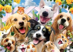 Cheatwell Vriendjes Selfie- 500 stukjes - dubbelzijdige puzzel
