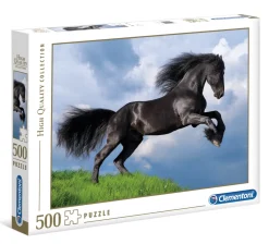 Clementoni Het zwarte paard puzzel van 500 stukjes