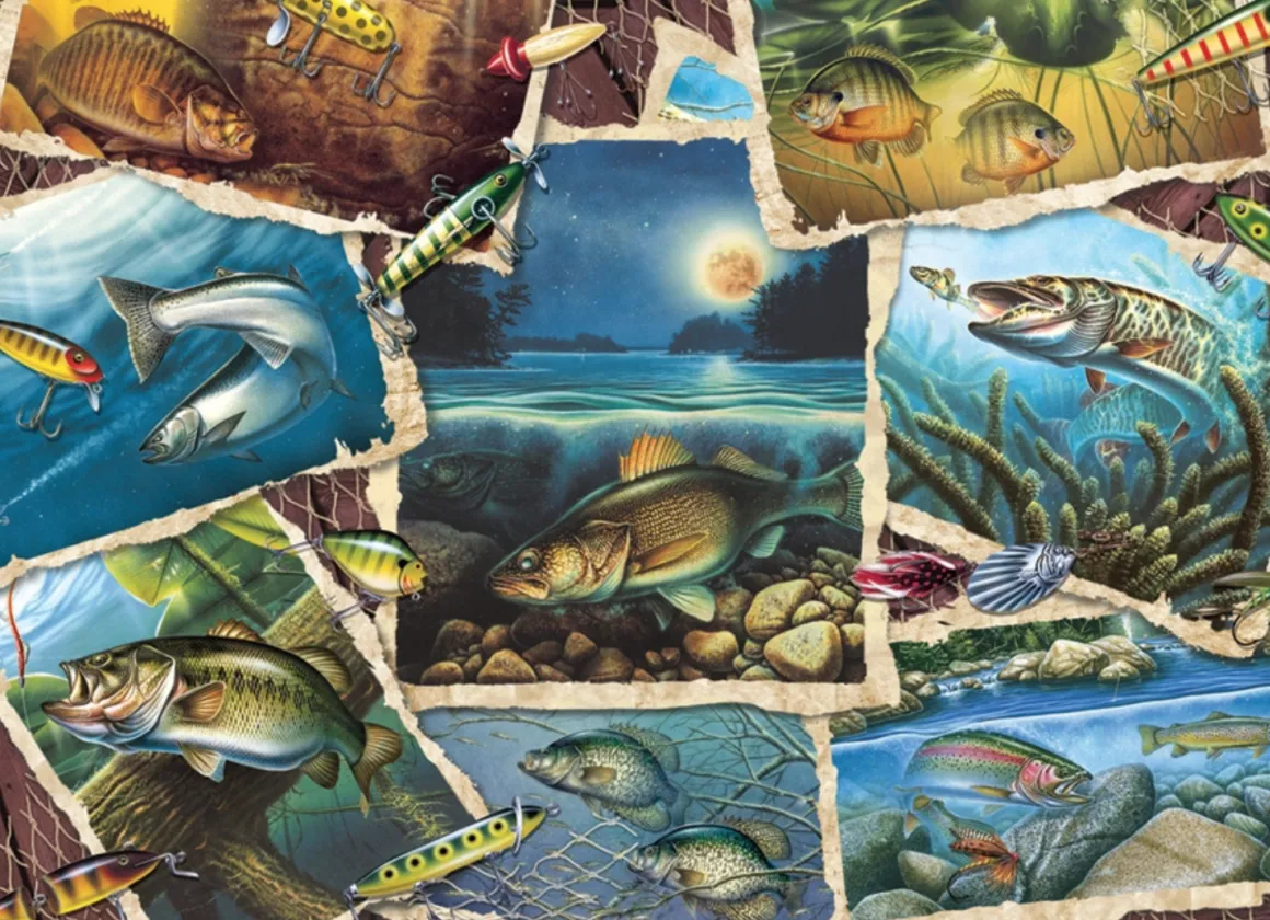 Cobble Hill Allemaal vissen - puzzel van 1000 stukjes