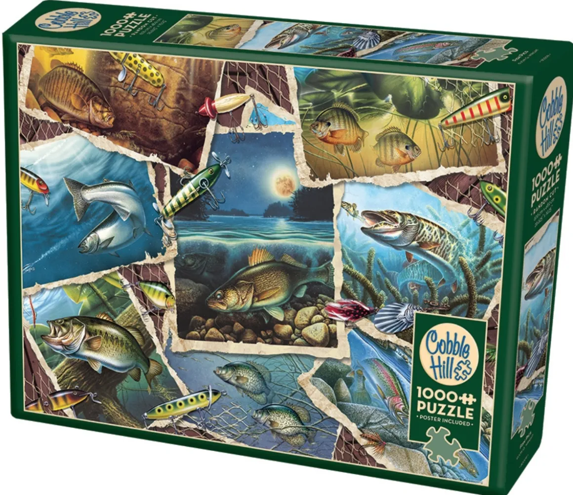 Cobble Hill Allemaal vissen - puzzel van 1000 stukjes