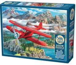 Cobble Hill Beechcraft Stagerwind - puzzel van 500 XL stukjes