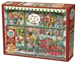 Cobble Hill Bloemen- en cactuswinkel - puzzel van 275 XXL stukjes