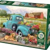 Cobble Hill Bloemen Pick-up Truck - puzzel van 1000 stukjes