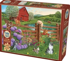 Cobble Hill Boerderij Katjes - puzzel van 275 XXL stukjes