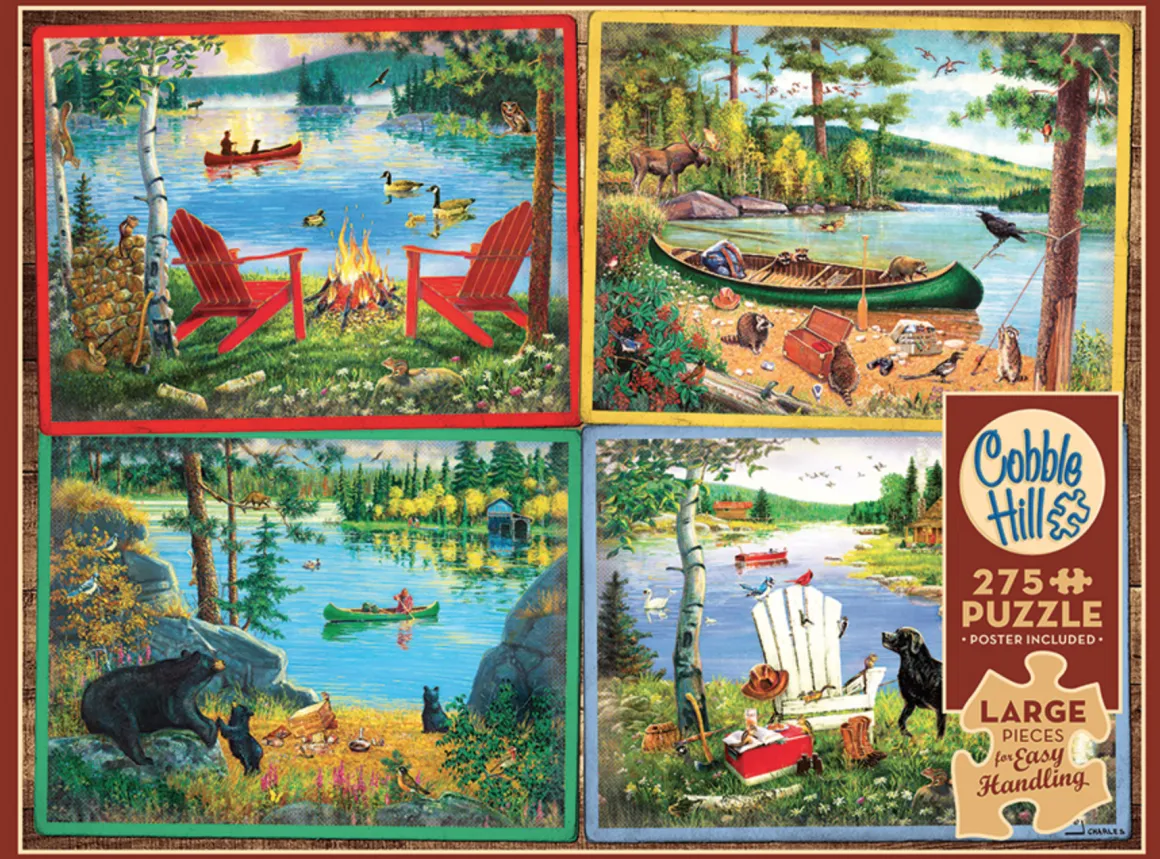 Cobble Hill Cabin Country - puzzel van 275 XXL stukjes