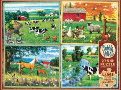 Cobble Hill Country Friends - puzzel van 275 XXL stukjes