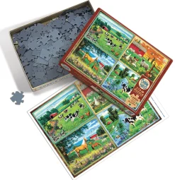 Cobble Hill Country Friends - puzzel van 275 XXL stukjes