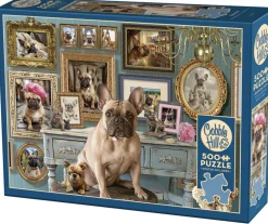 Cobble Hill De Franse Bulldog - puzzel van 500 XL stukjes