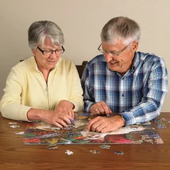 Cobble Hill De kippen doen het goed - puzzel van 275 XXL stukjes