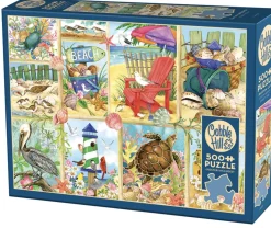 Cobble Hill Een dag op het strand - puzzel van 500 XL stukjes