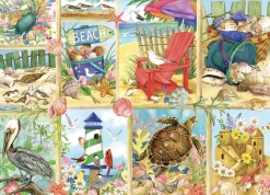 Cobble Hill Een dag op het strand - puzzel van 500 XL stukjes