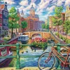 Cobble Hill Gracht in Amsterdam - puzzel van 1000 stukjes