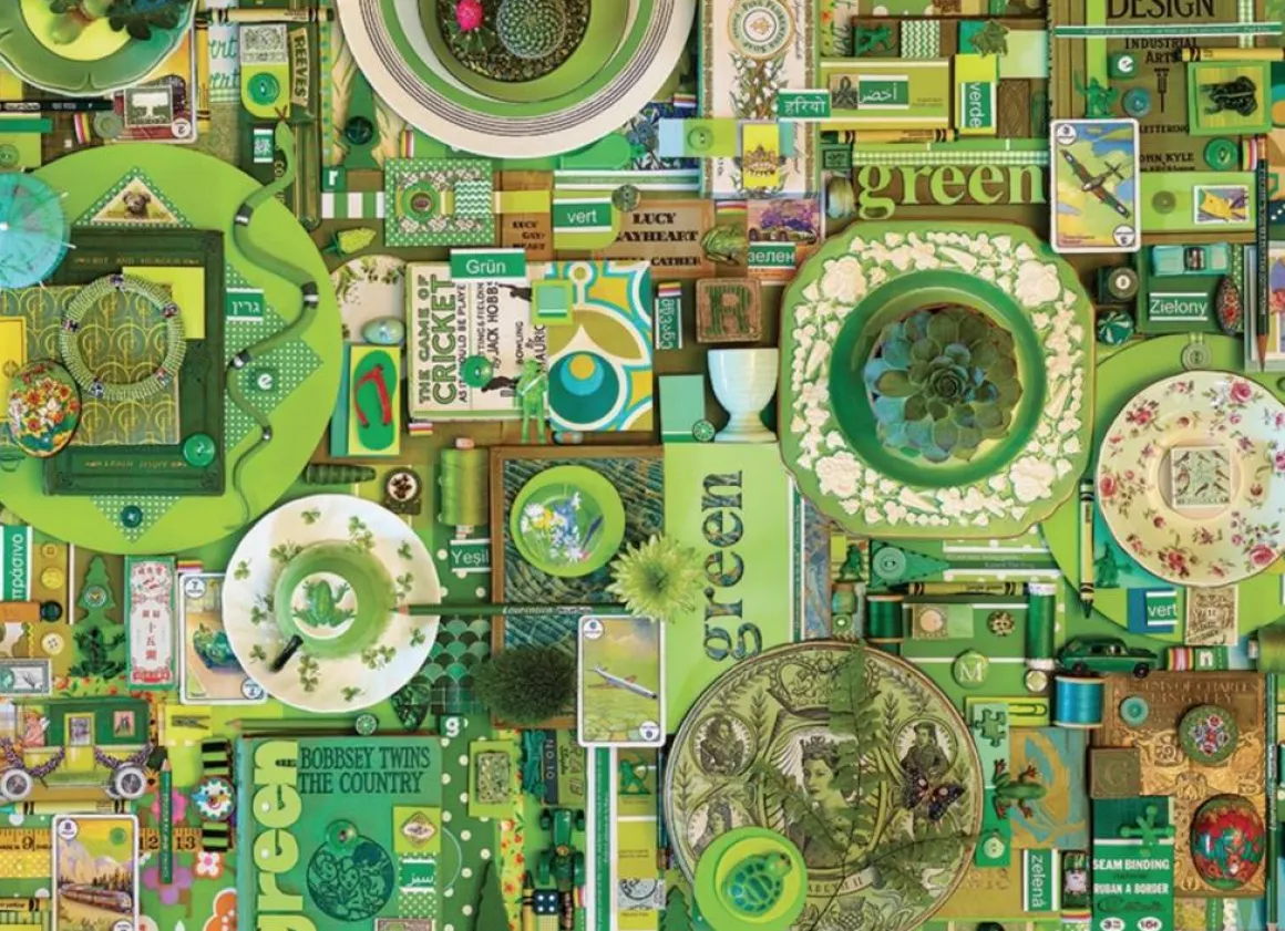 Cobble Hill Groen - puzzel van 1000 stukjes