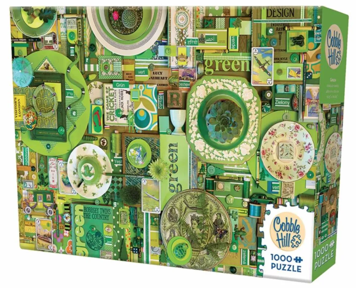 Cobble Hill Groen - puzzel van 1000 stukjes