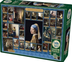 Cobble Hill Het leven Vermeer - puzzel van 1000 stukjes
