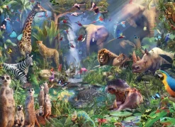 Cobble Hill In de jungle - puzzel van 1000 stukjes