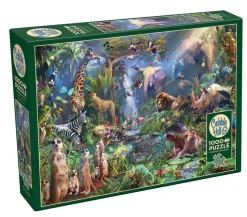 Cobble Hill In de jungle - puzzel van 1000 stukjes