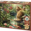 Cobble Hill Koi kat - puzzel van 275 XXL stukjes