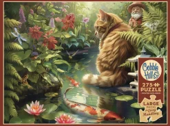 Cobble Hill Koi kat - puzzel van 275 XXL stukjes