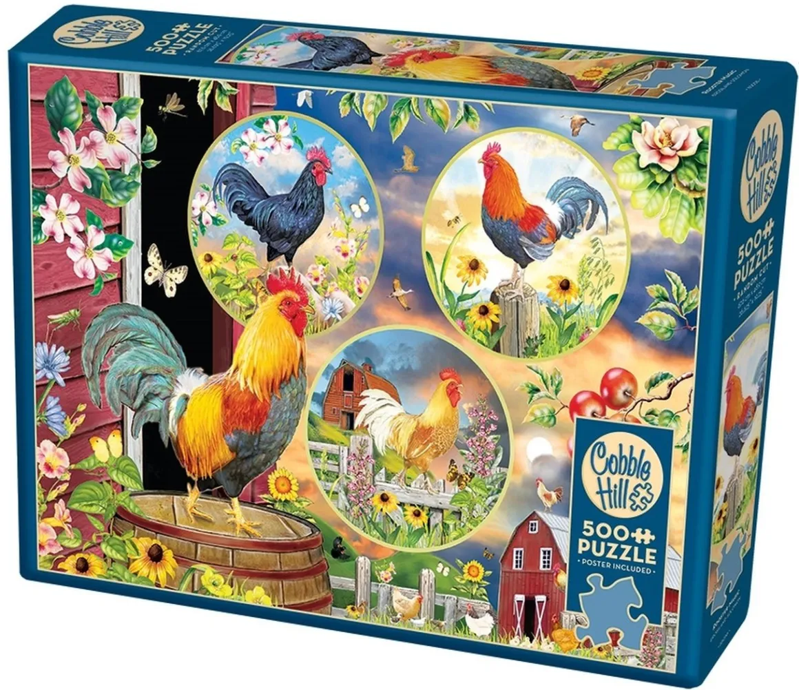 Cobble Hill Magie van de Haan - puzzel van 500 XL stukjes